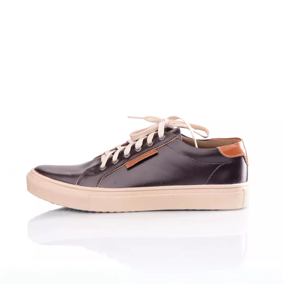 Jual Attaya Design Attaya Design Sepatu Pria Sneakers Classic Pendek Kulit Asli Original Lace Up