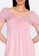 ZALORA BASICS pink Puff Sleeve Dress DF66EAA02005B4GS_3