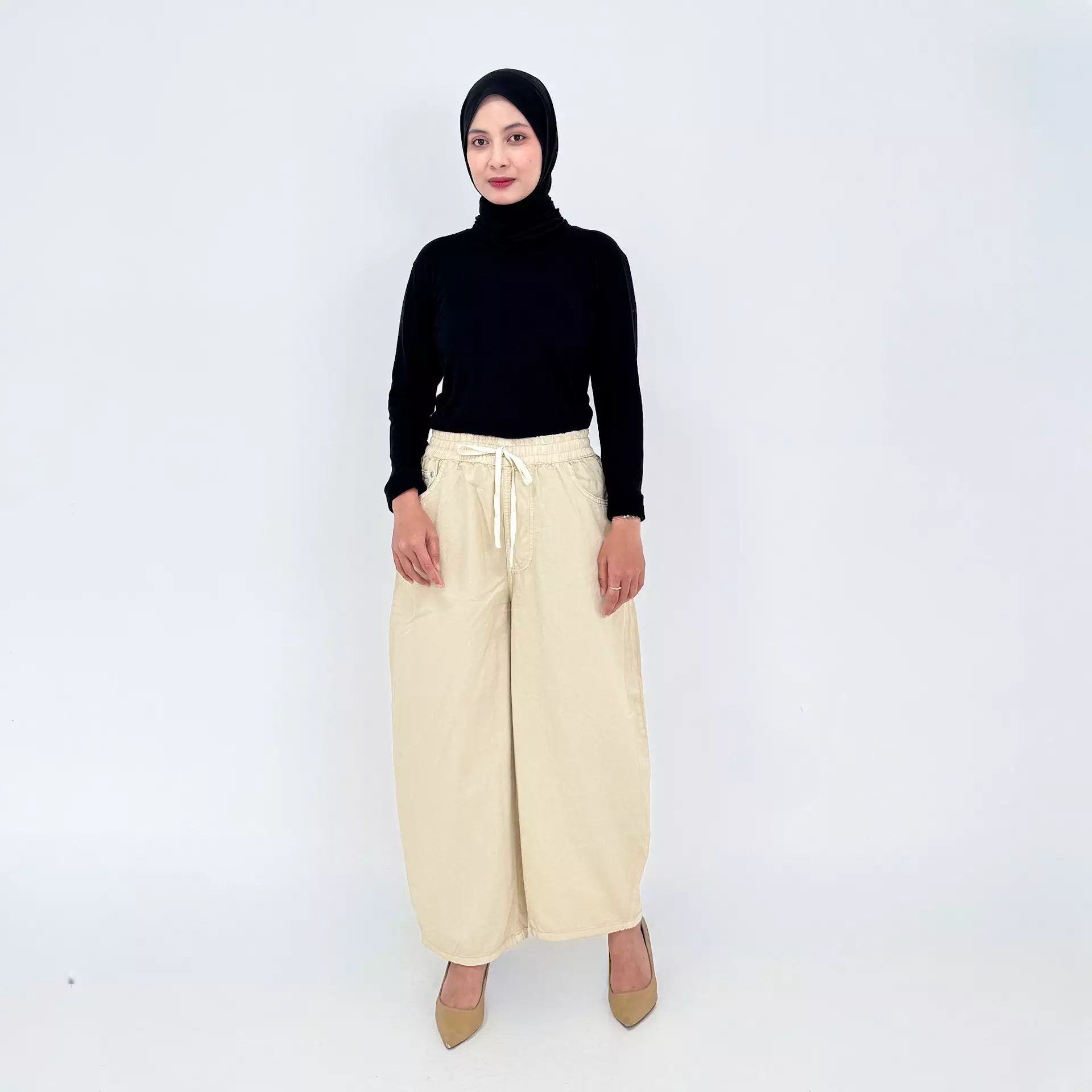 Celana Panjang Muslim Wanita - Zamora Barrel Pants 