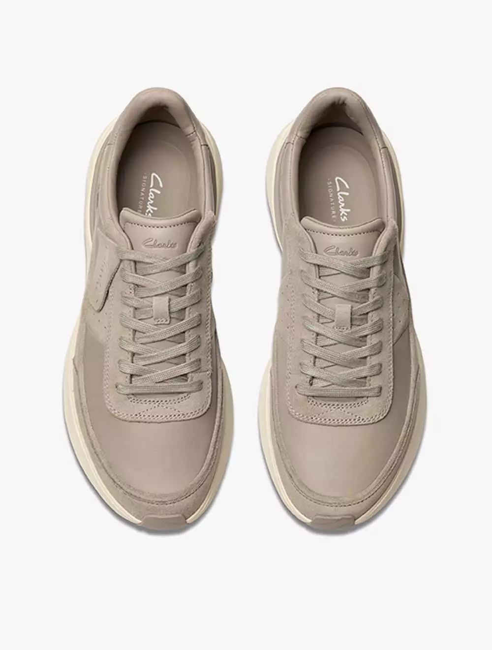 Clarks Craft Pace Grey Leather