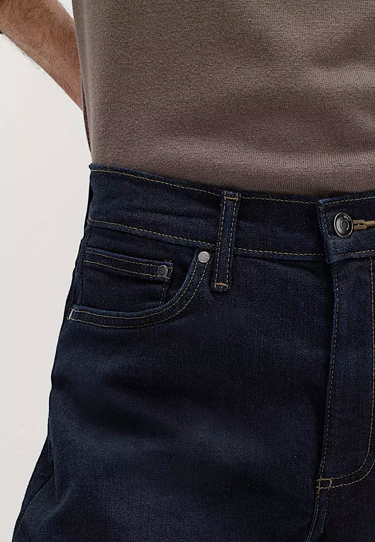 Straight Fit Stretch Jeans