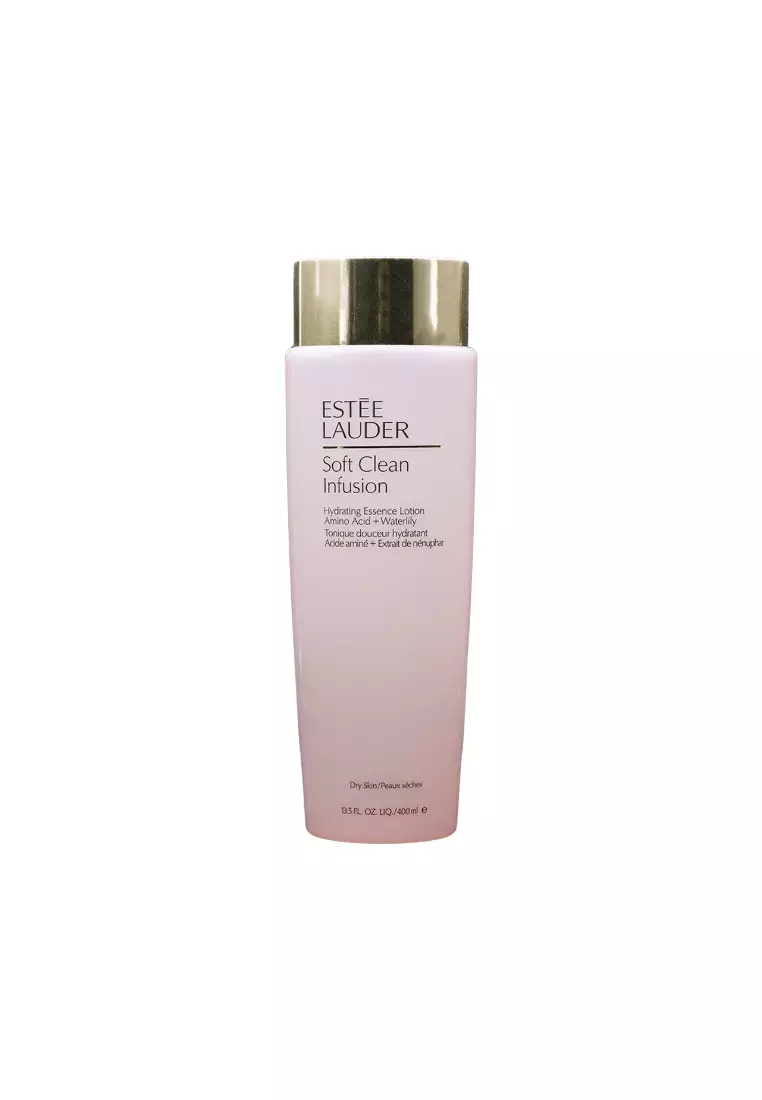 Estee Lauder Soft Clean Infusion Hydrating Essence Lotion with Amino Acid + Waterlil (400ml)