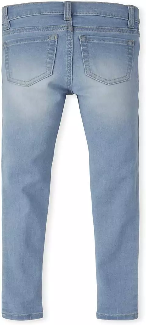 Girls Stretch Denim Jeggings - Celana Panjang Anak Perempuan (Biru)