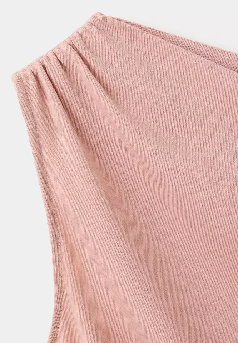 Asymmetric Ruched Top