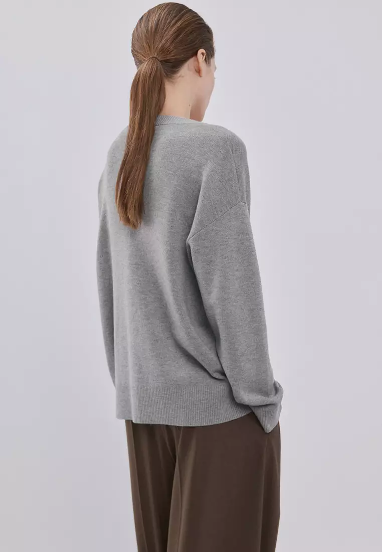 V-Neck Knitted Cardigan