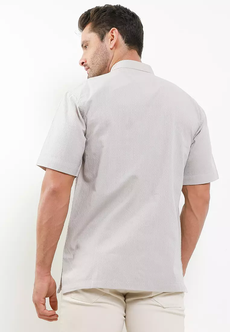 Pale Stuco Short Baju Koko