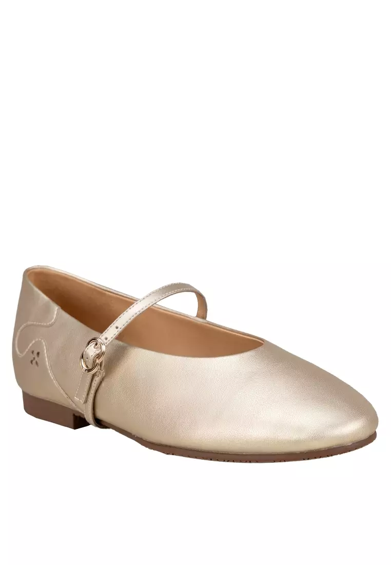 Women's Ballerina Flats Eos in Gold