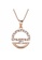 Krystal Couture gold KRYSTAL COUTURE Modern Sphere Pendant Necklace in Rose Gold Adorned with Crystals from Swarovski® C4D95AC362BC37GS_1