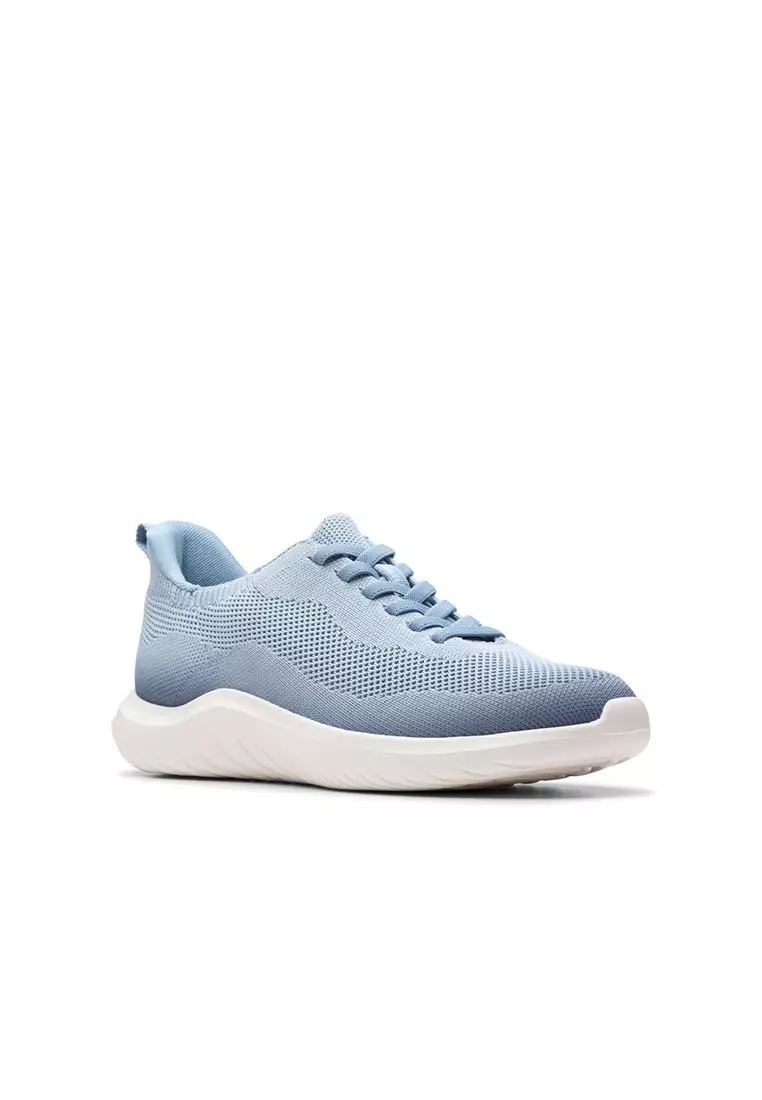 Cloudsteppers Womens Nova Lace Sneakers - Blue Grey