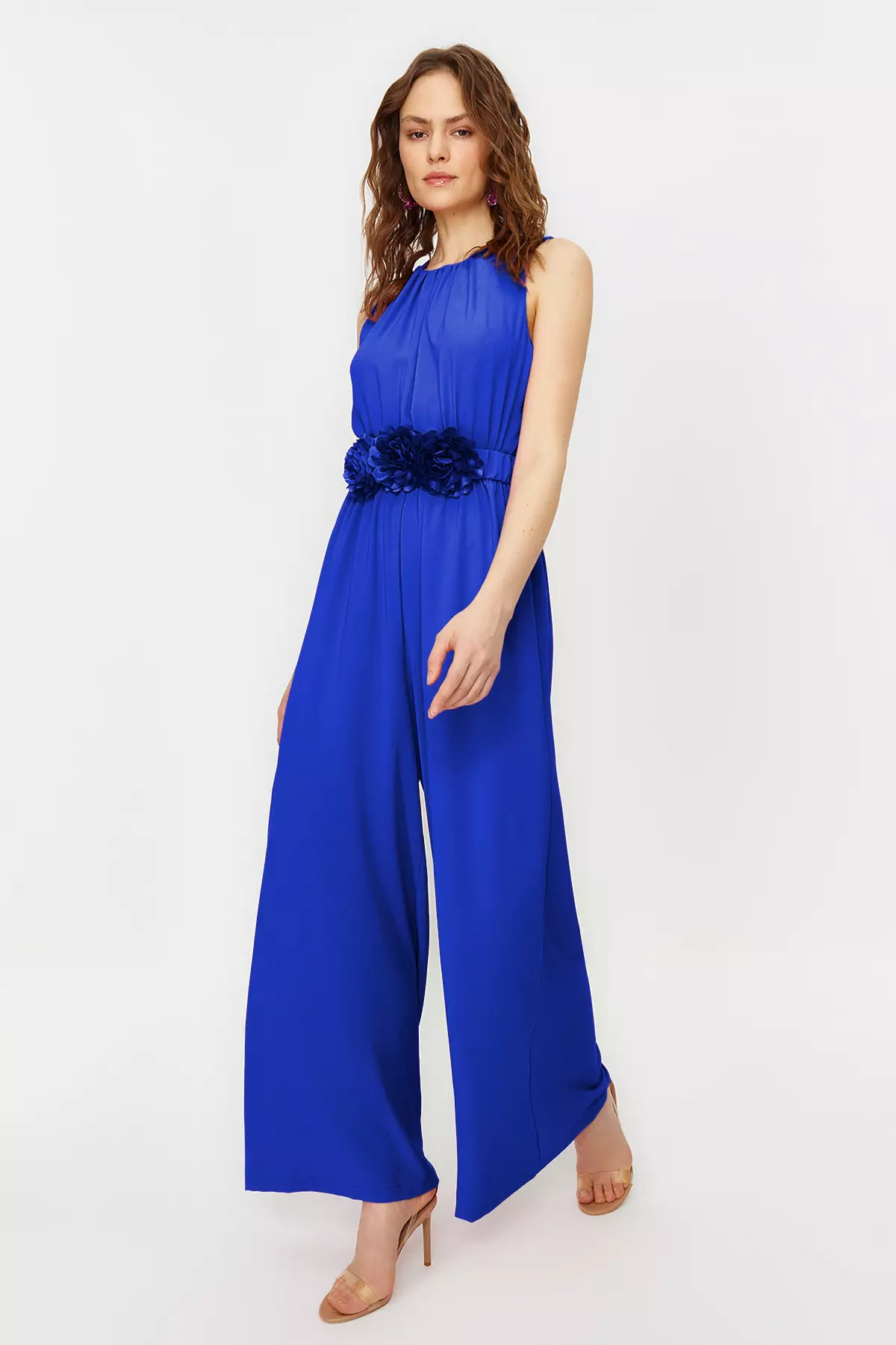 MODEST Flower Belt Jumpsuit