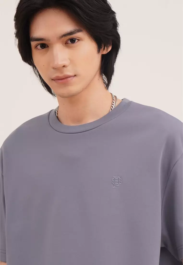 Relaxed Fit T-Shirt With PS Embroidery