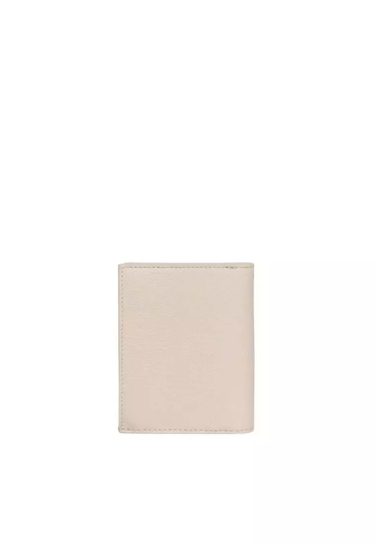 Grain Calfskin Leather Wallet