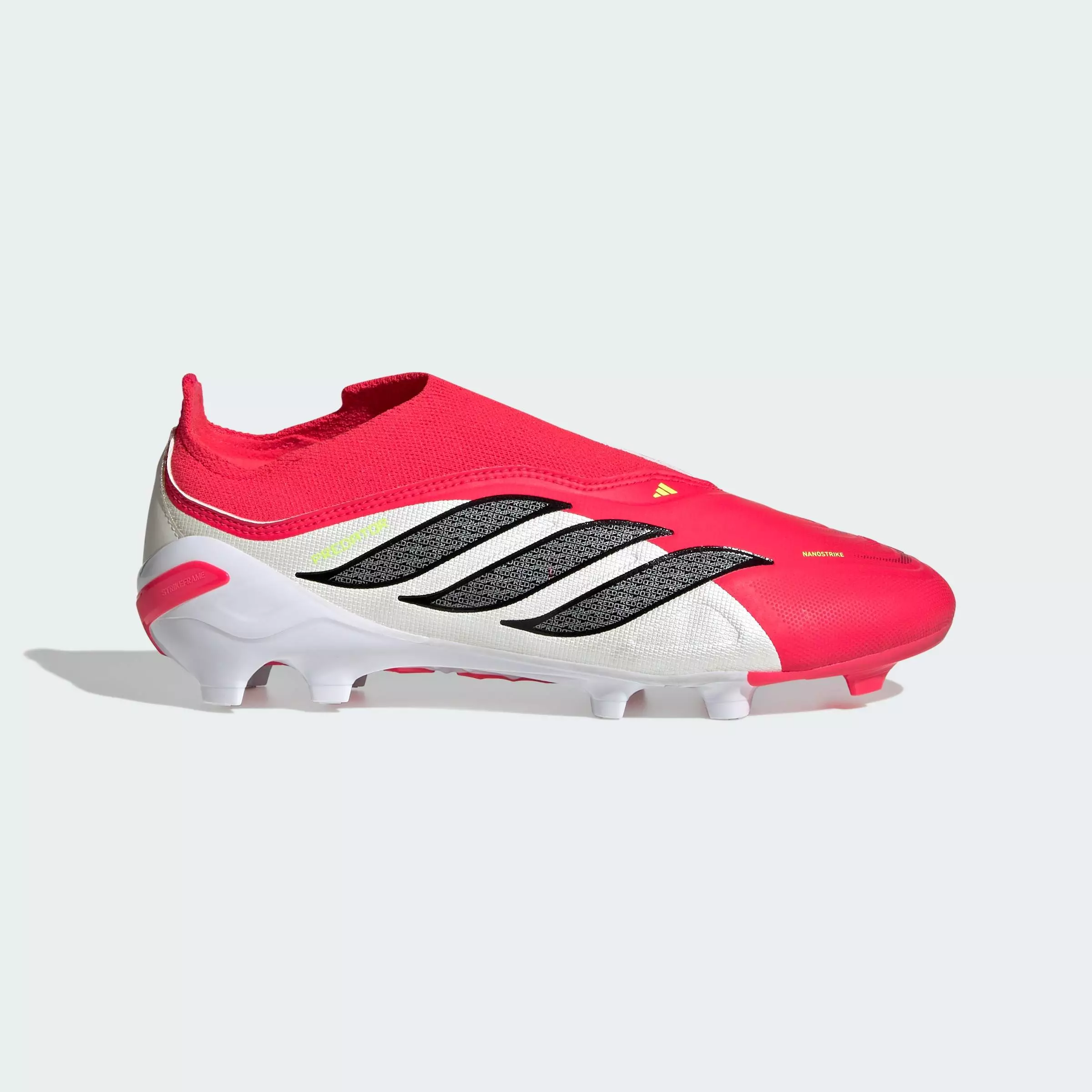 Football PREDATOR LEAGUE Laceless Firm Ground Football Boots Kids Unisex Red JR7890