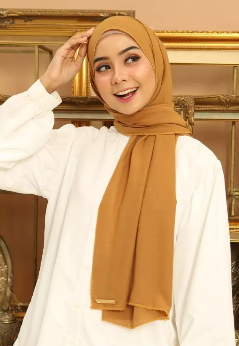 Embroidery Signature Shawl Harvest Gold