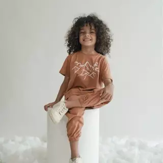 Mooi Celana Jogger Pants Anak V.1 - Maroon