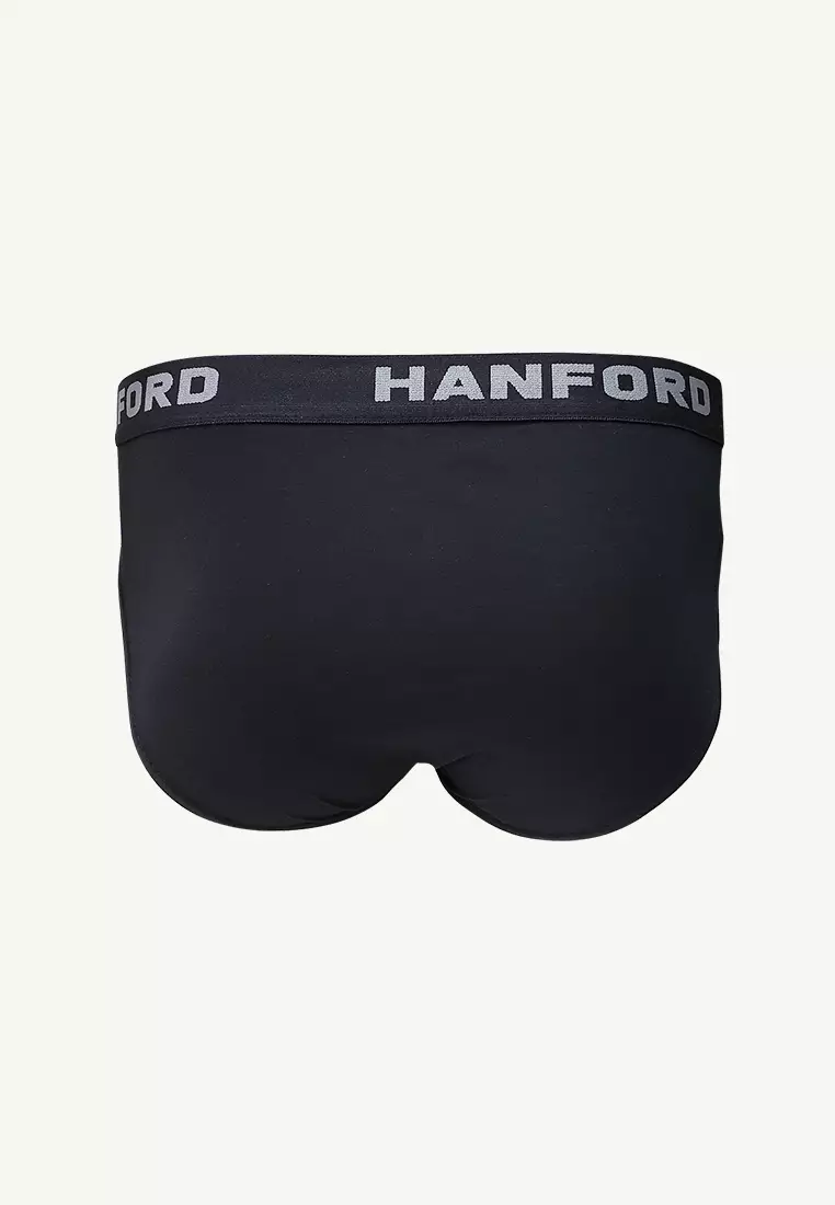 Regular Cotton Men's  Briefs Tuxx - Black (3in1 Pack) S-4X Big Plus Size