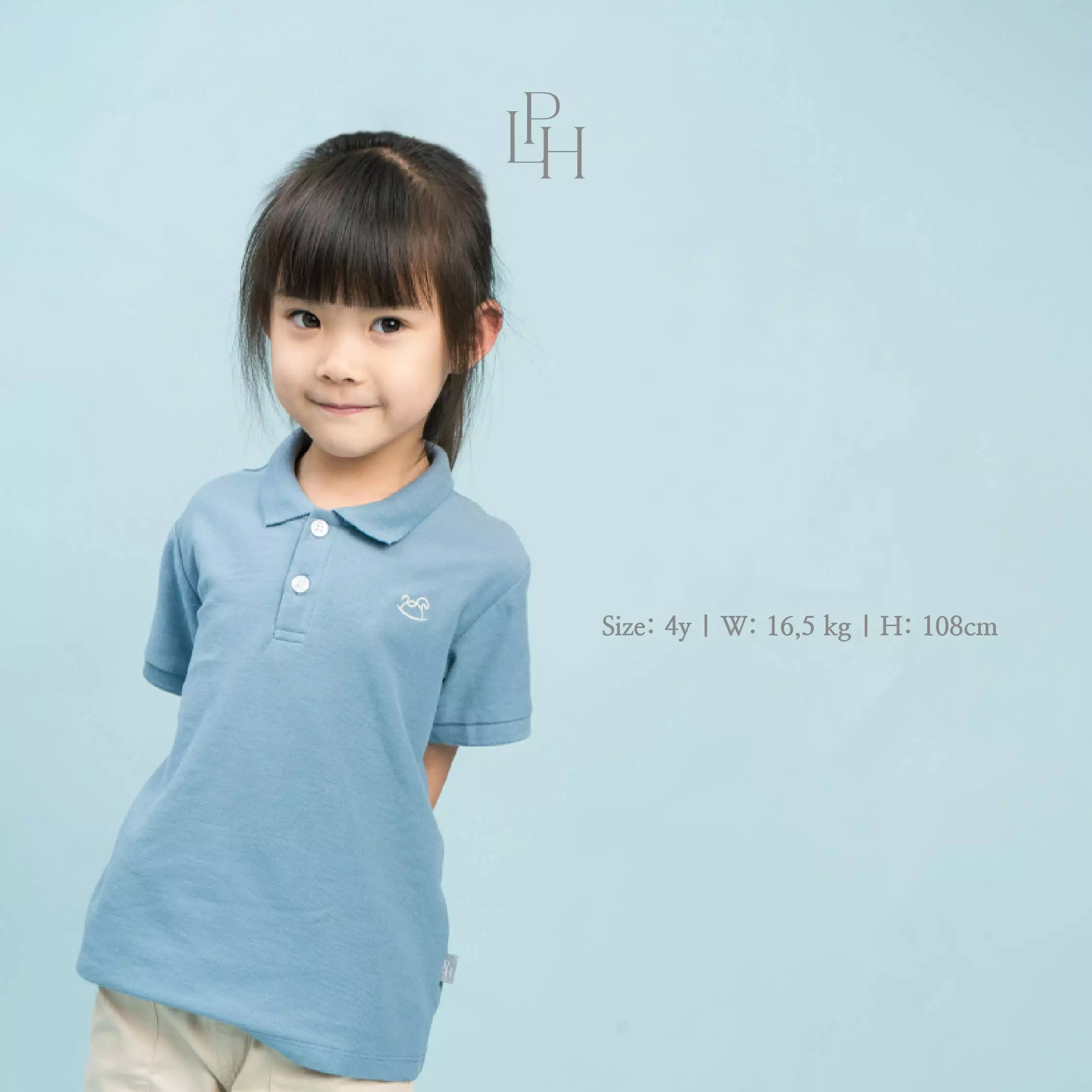 Little Palmerhaus - Basic Polo 10.0 (Kaos Polo Anak) Dark Brown