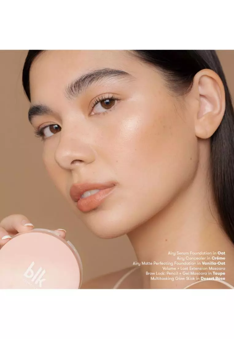 blk cosmetics Sunscreen SPF 50 + Airy Matte Perfecting  Powder Foundation SPF 20 Vanilla - Oat