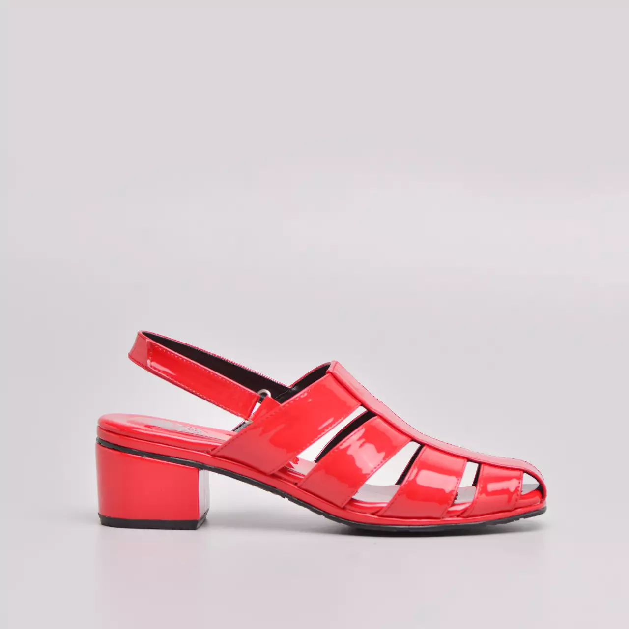 Elika Heels Patent Red