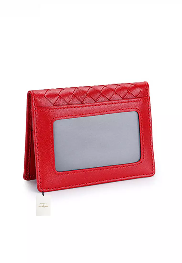 Weave Sheepskin Multi-Slot Card Holder JW YT-8861