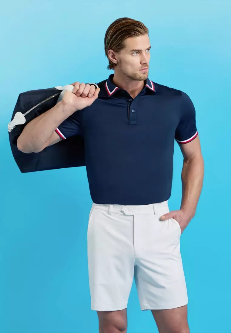 Men’s G/Tab Essential Tech Jersey Banded Sleeve Polo