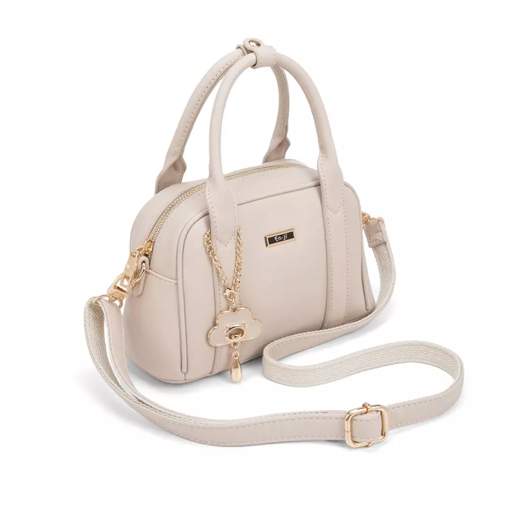 En-ji Musan Handbag - Cream