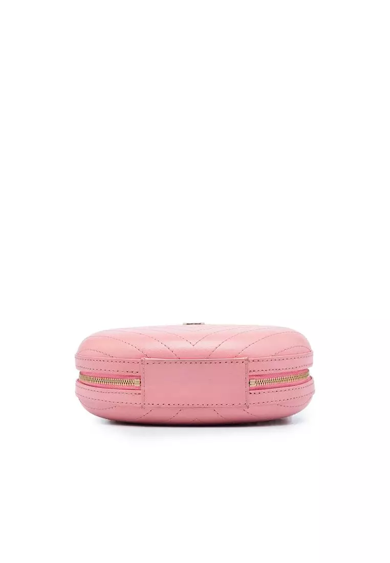 Pre-Loved Chanel Chevron Stitched Calfskin La Pausa Evening Bag