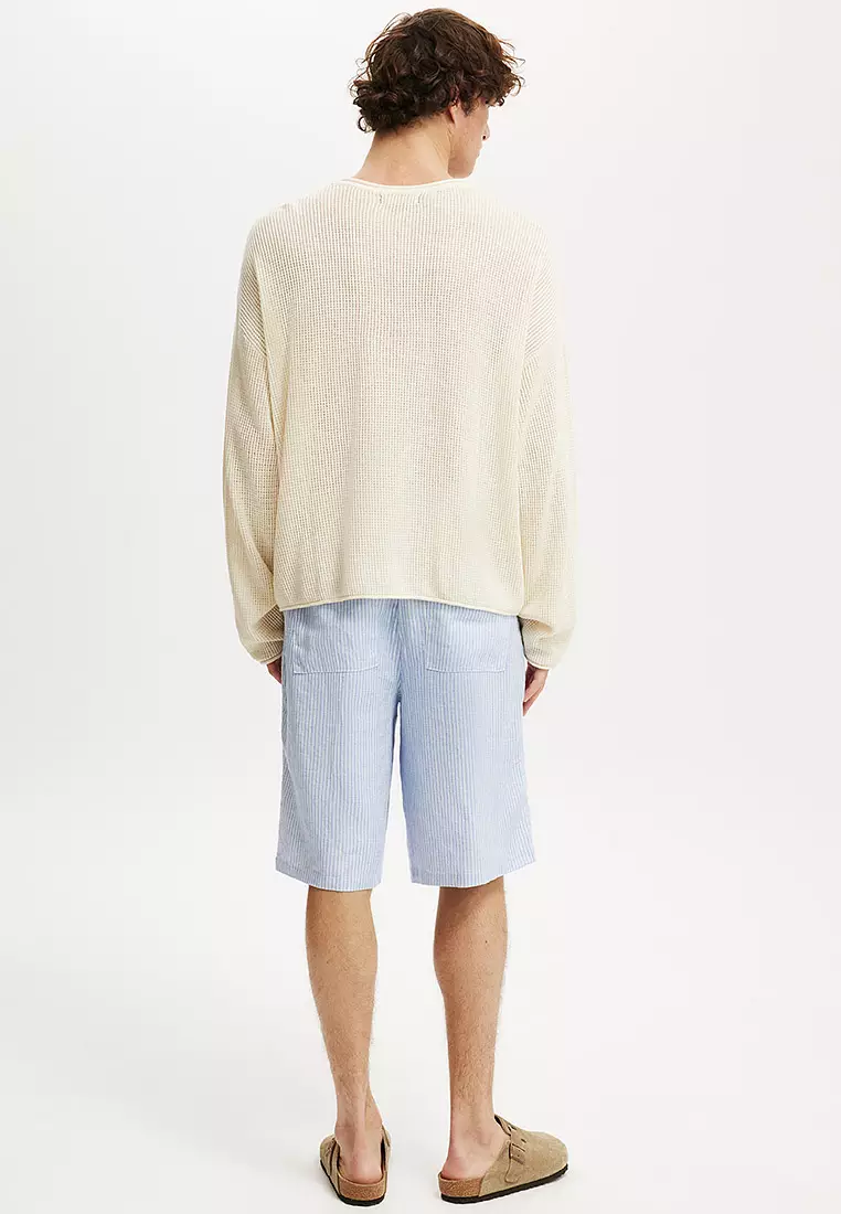 Baggy Linen Shorts