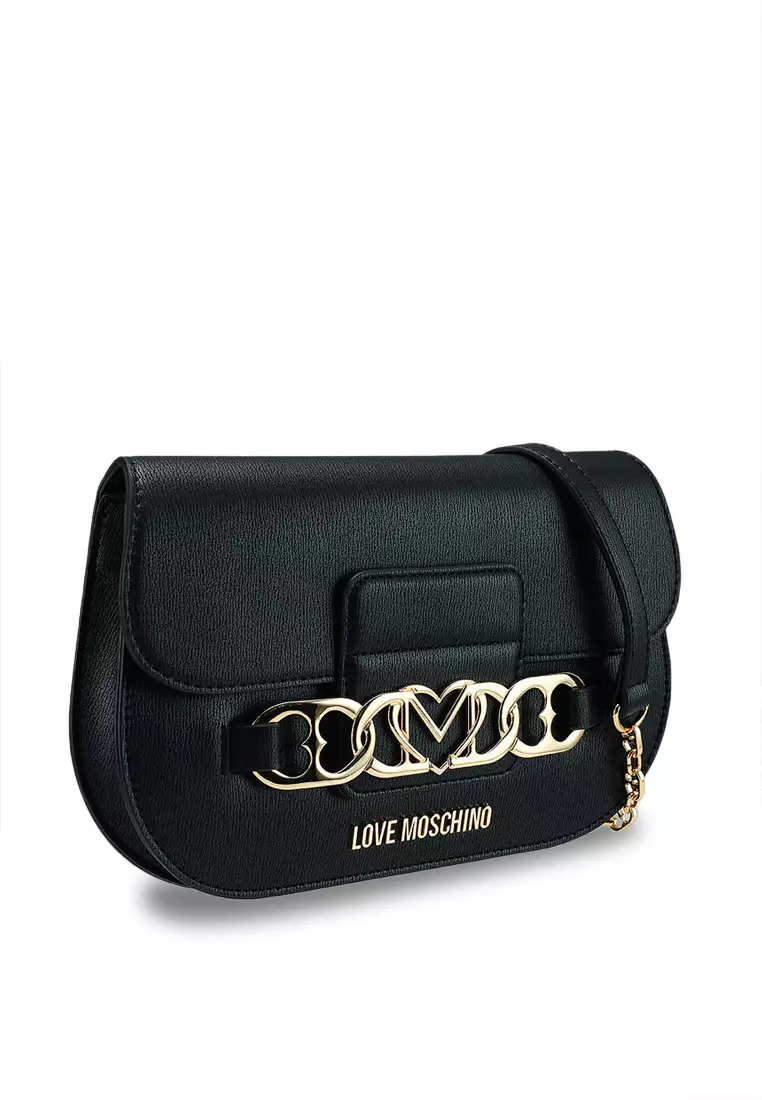 Moschino purse black discount