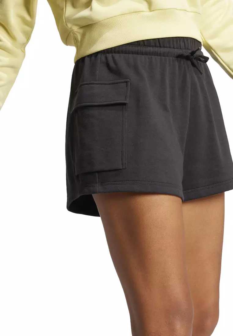 Essentials Small Logo French Terry Cargo Shorts