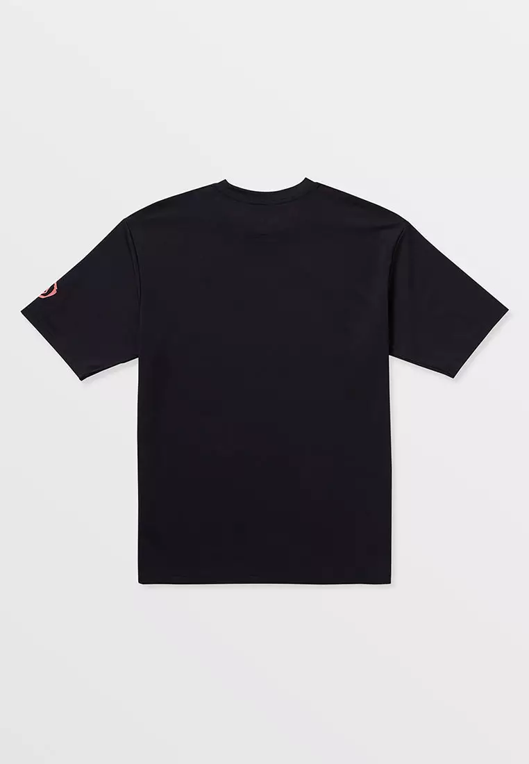 MTG WAVVYYY SURF SHORT SLEEVE RASHGUARD BLACK