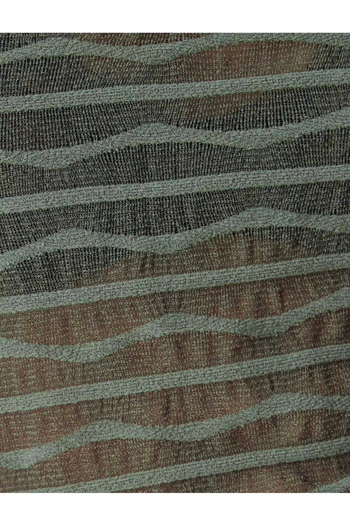 Short Sleeve Round Neck Striped Semi-Transparent Crop T-Shirt