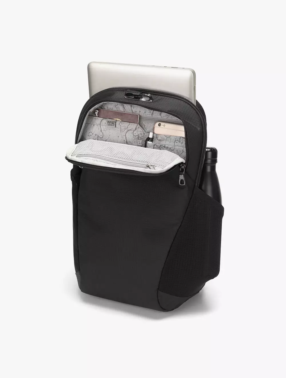 Pacsafe Vibe 20L Anti-Theft Backpack Jet Black - Jet Black