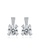 Rouse silver S925 Shiny Geometric Stud Earrings F4426ACDAAA07EGS_1