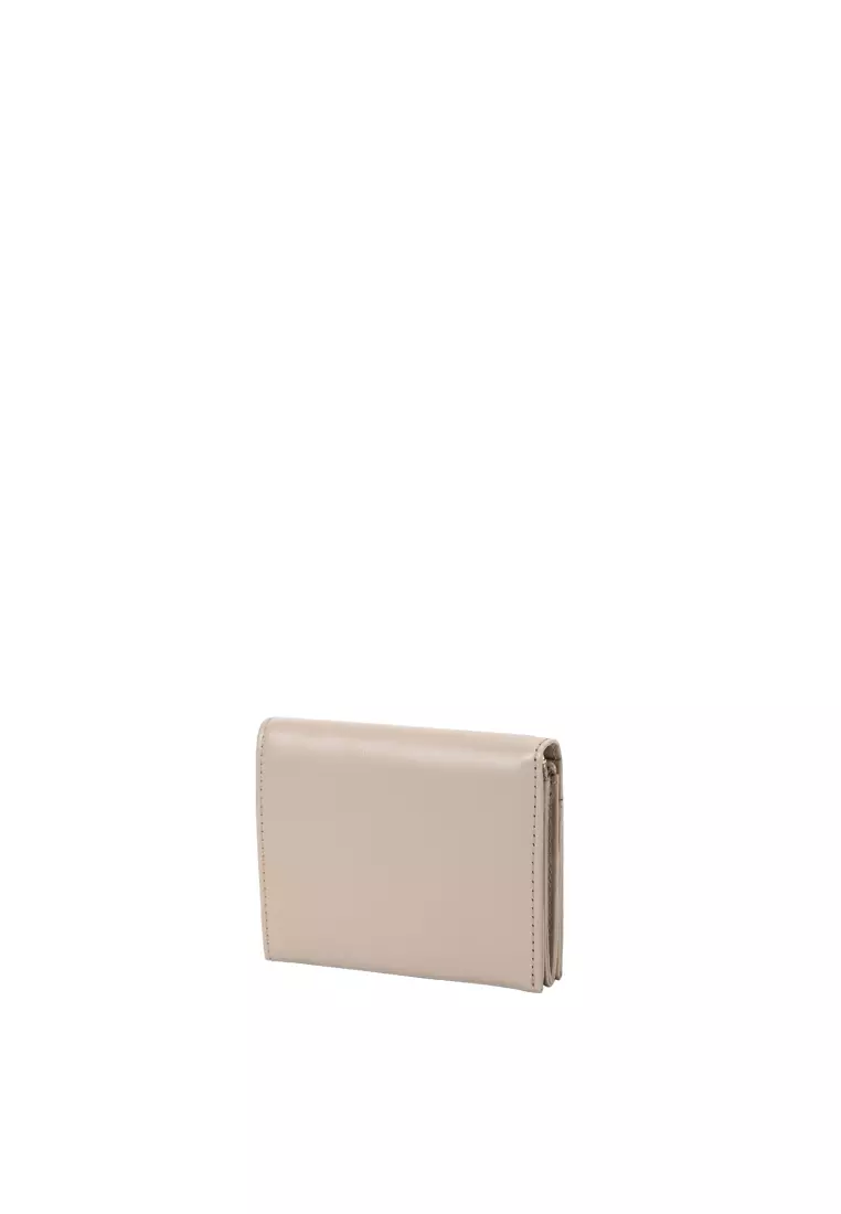 Snap Button Wallet - Peach
