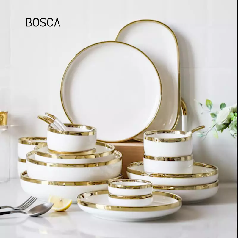 Bosca Living Set Piring Makan - Isi 18pcs 