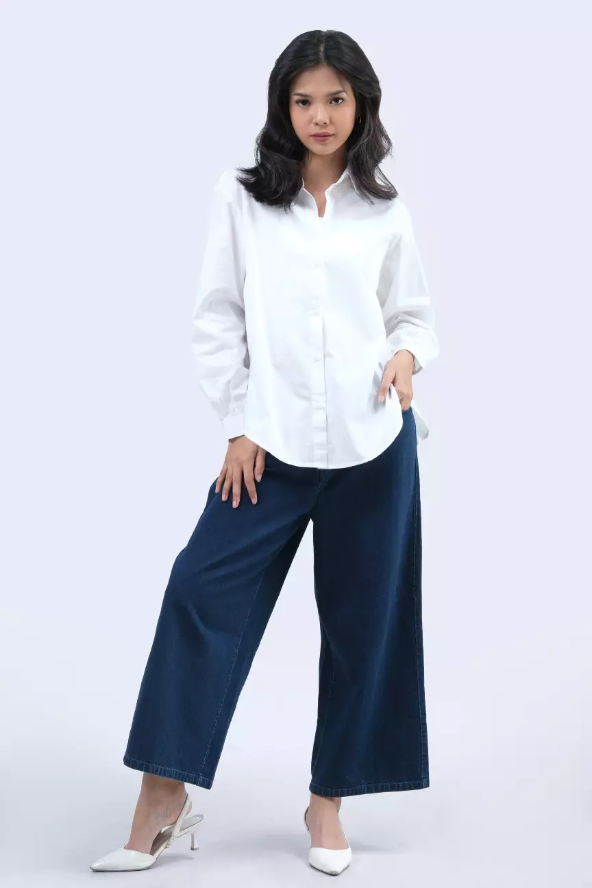 Kemeja Wanita Estheria Offwhite