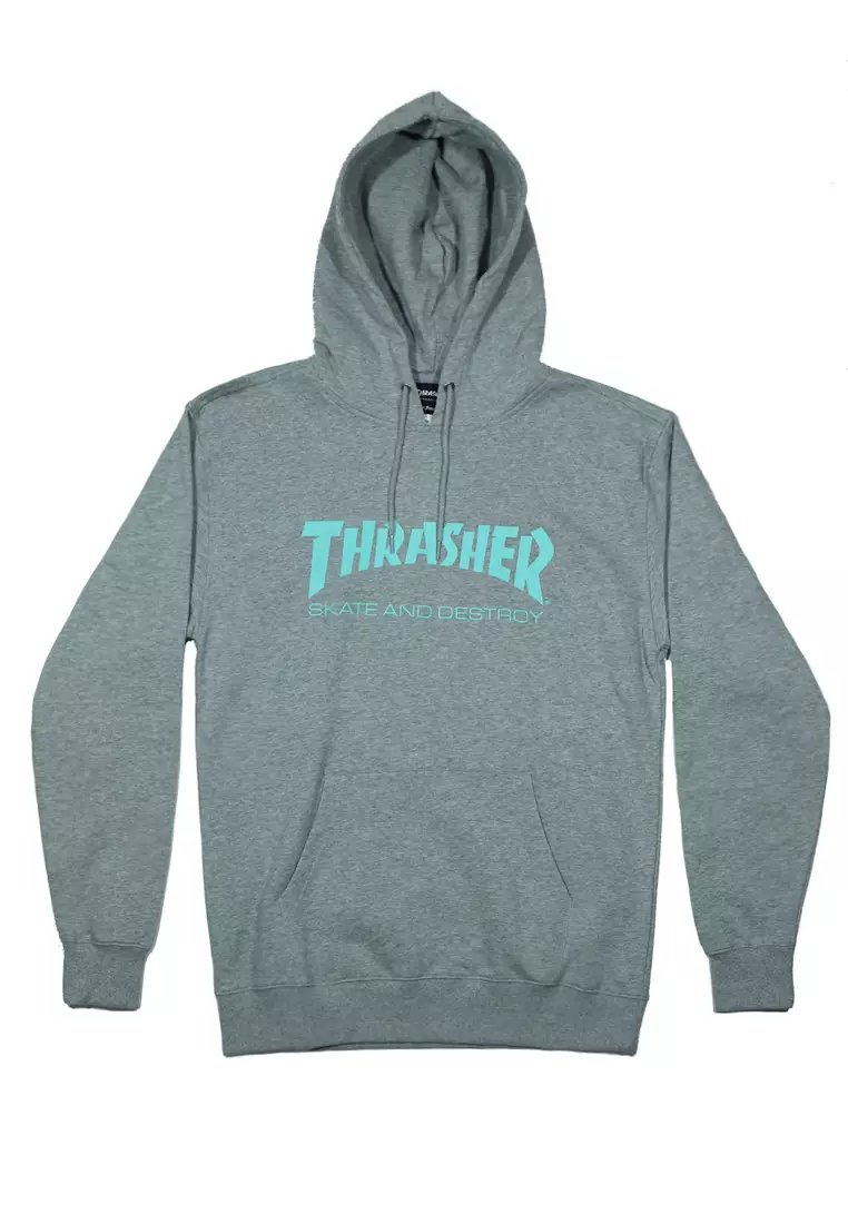 Teal on sale thrasher hoodie