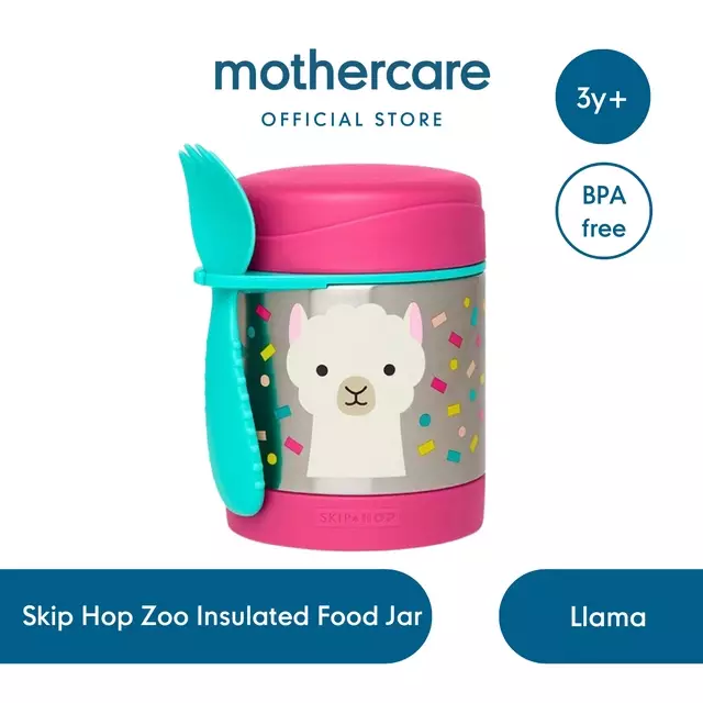 Skip Hop Zoo Insulated Kids Food Jar,Flamingo