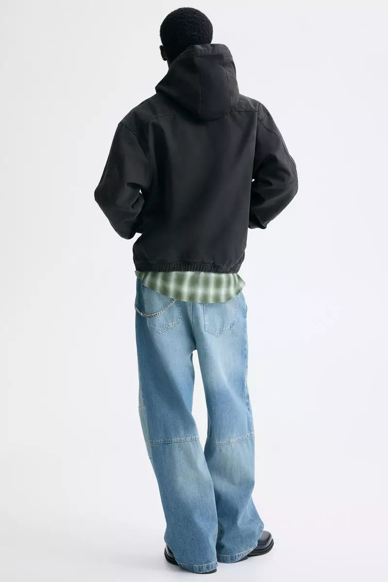 Hooded workwear jacket