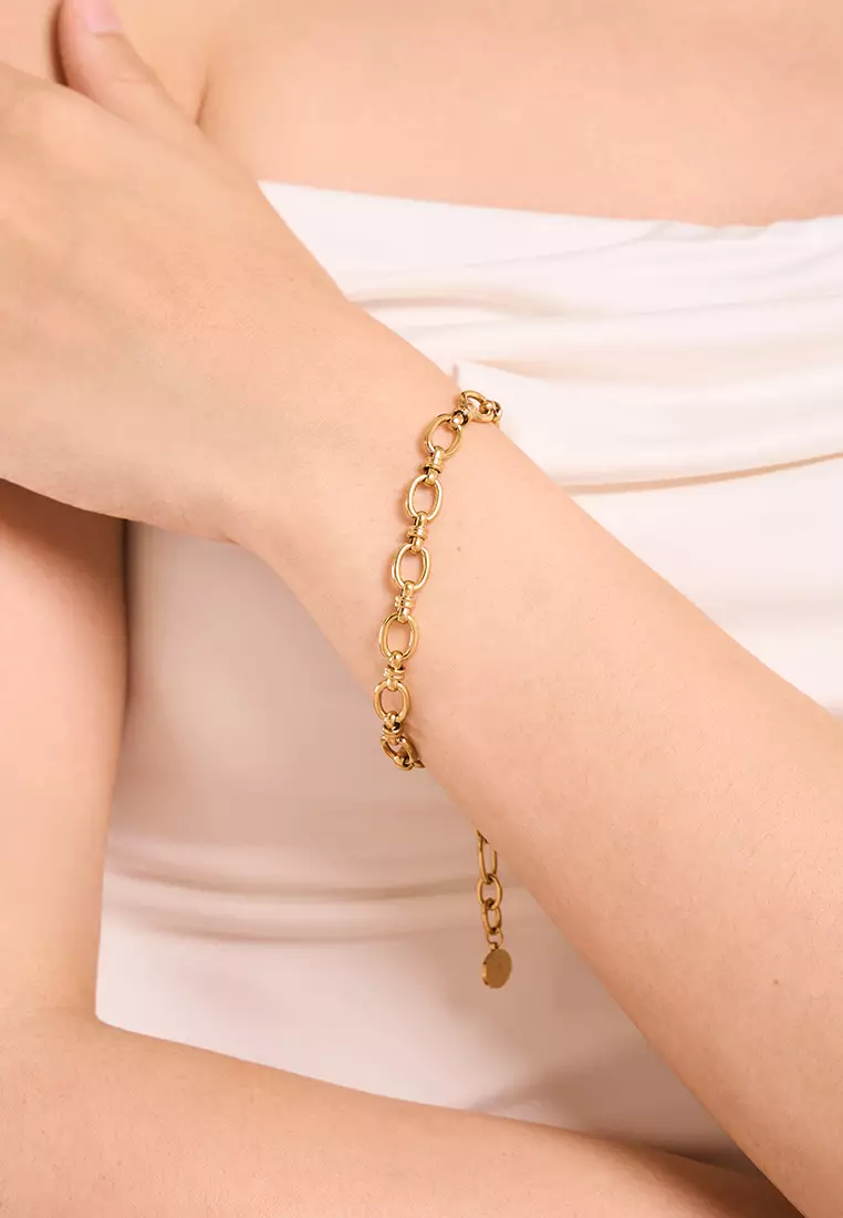 Arlen Chain Bracelet in Gold