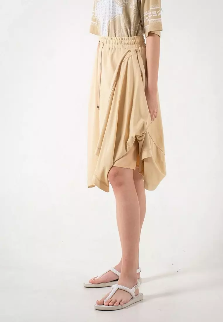 3Second x Danjyo Hiyoji Lagoon Skirt Cream 150323