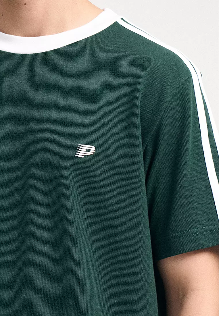 Regular Fit T-shirt with Contrast Details