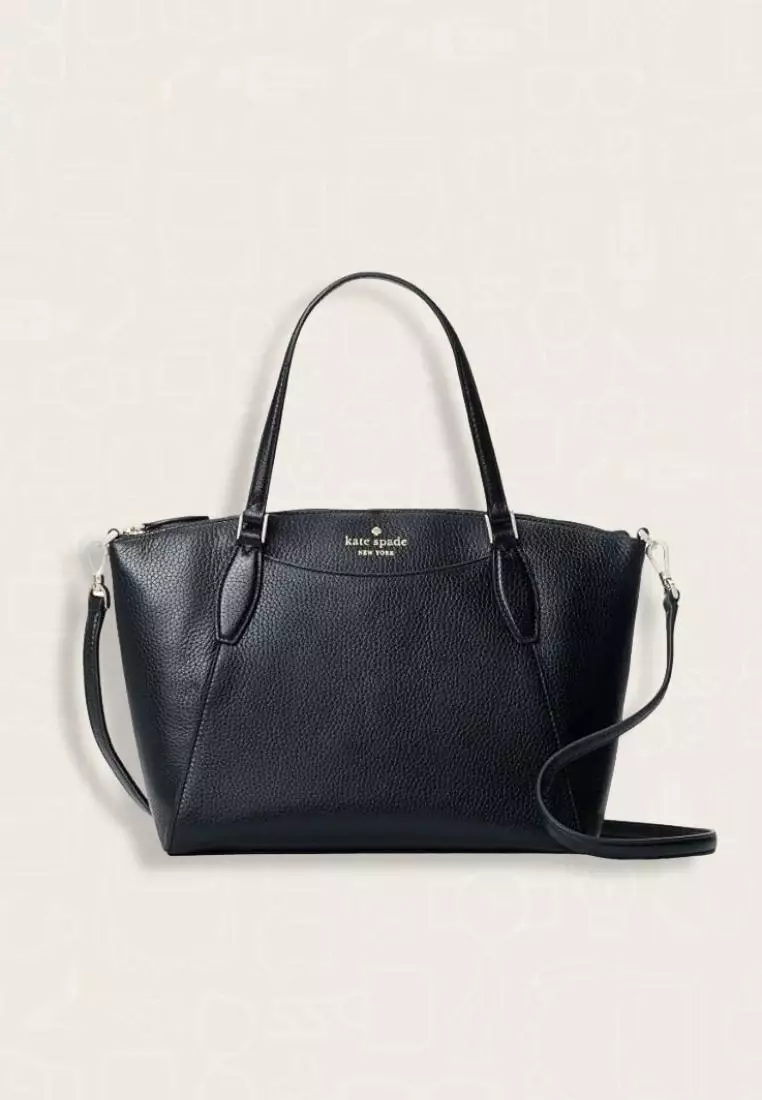 Jual Kate Spade Kate Spade Monica Satchel Pebbled Leather Black