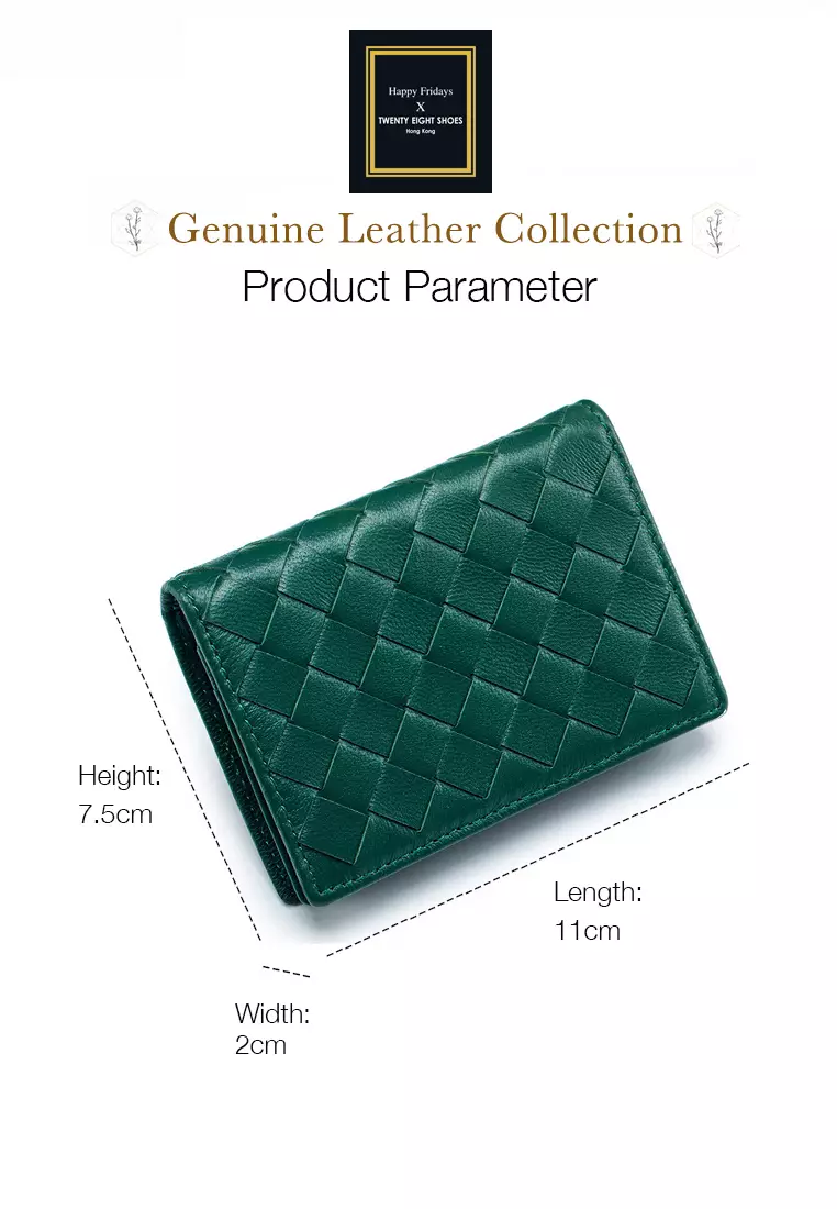 Weave Sheepskin Card Holder Purse JW AN-8822