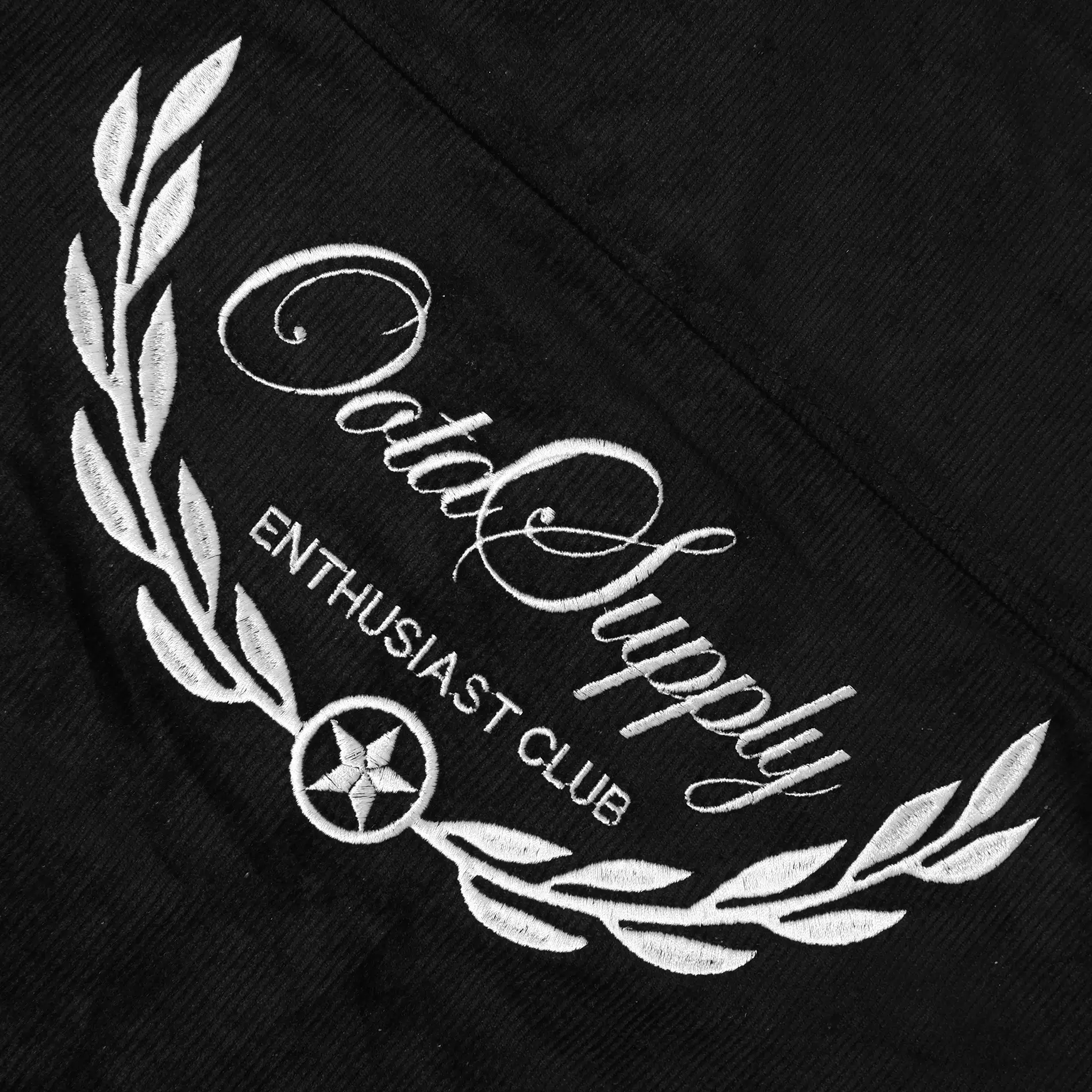 OOTDSUPPLY Work Shirt Corduroy Boxy Wisdom Black & Navy | Kemeja Corduroy | Casual Shirt | WSCCZE