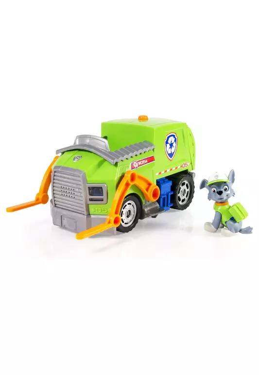 Paw Patrol Rocky’s Crush N’ Roll Recycling Truck Vehicle