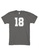 MRL Prints grey Number Shirt 18 T-Shirt Customized Jersey 7B3DEAAE3B3187GS_1