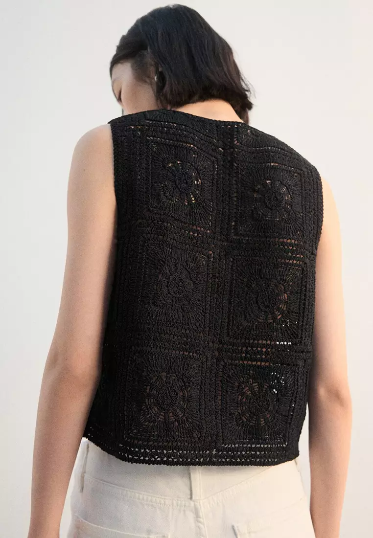 Crochet Top With Buttons