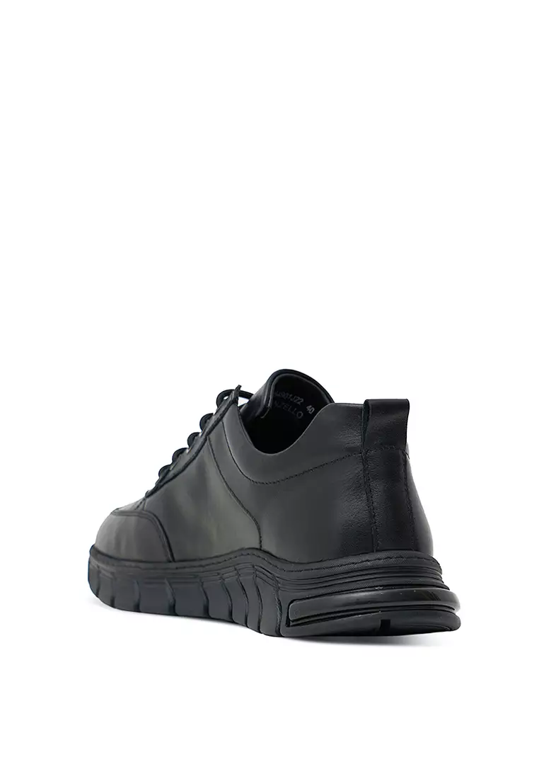 Sepatu Casual Pria Sneakers Gino Mariani Donzello Black